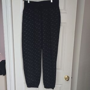 Nike Black Textured Joggers